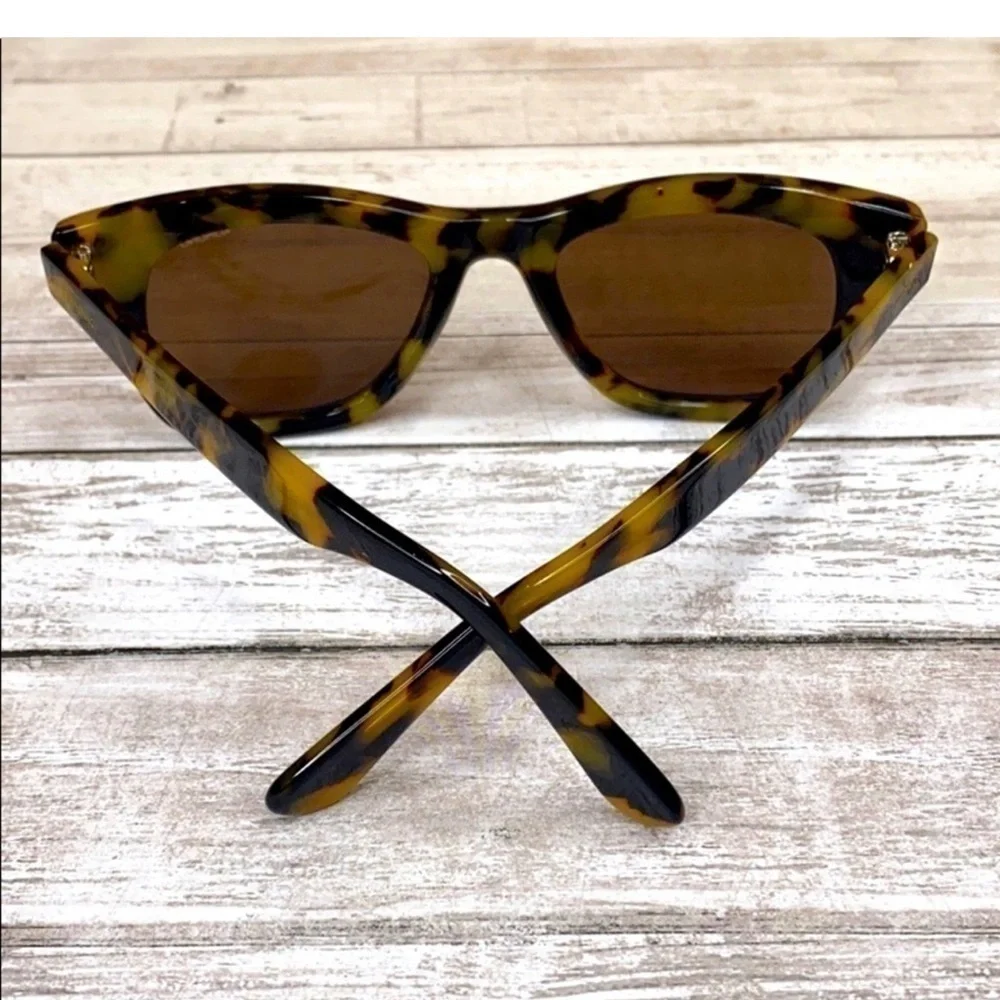 KOMONO sunglasses The Allen Tortoise Demi Brown Tan NEW